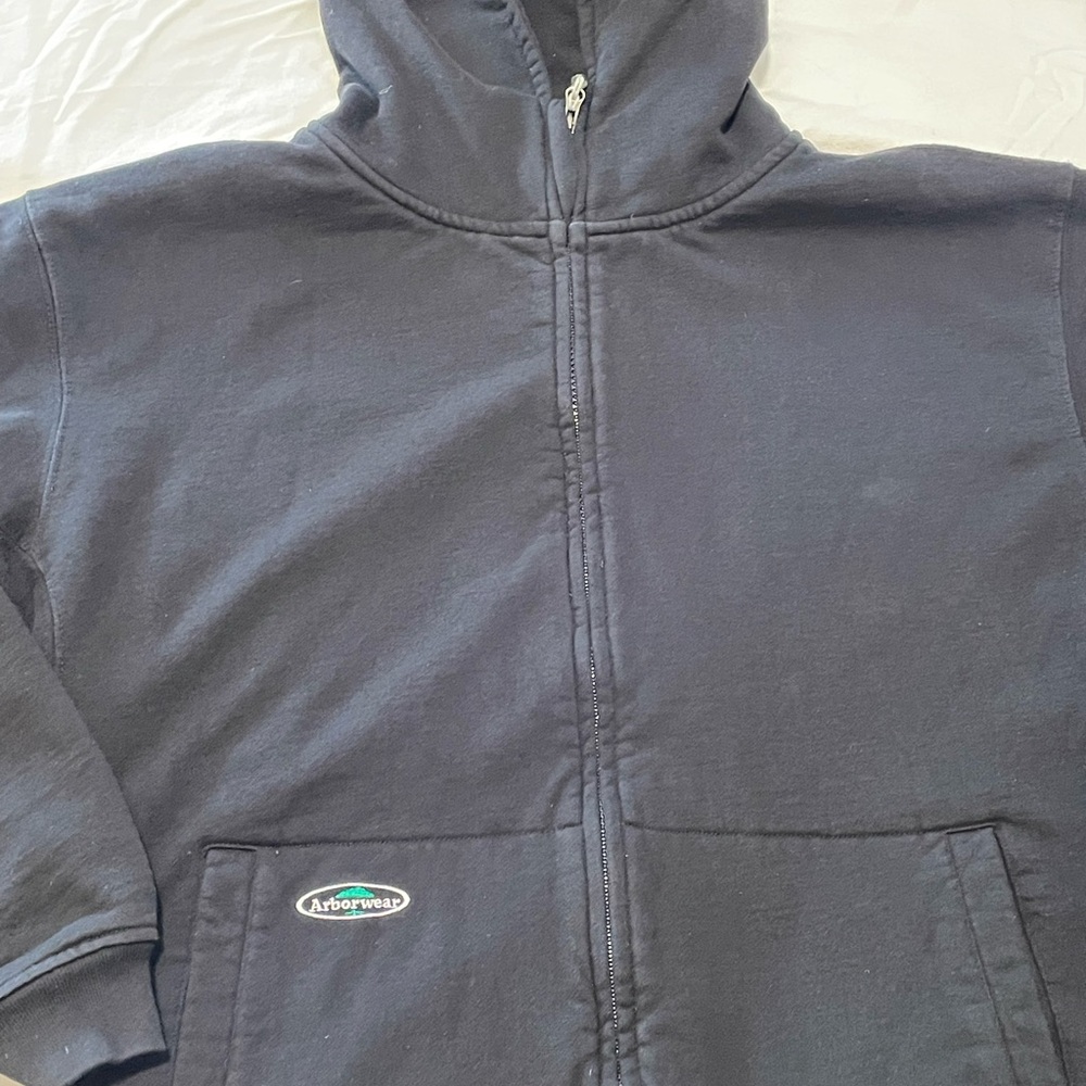 Arborwear XL Men's Black Hoodie Jacket worn once.